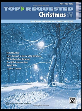 【预售】Top-Requested Christmas Sheet Music: Piano/Vocal/