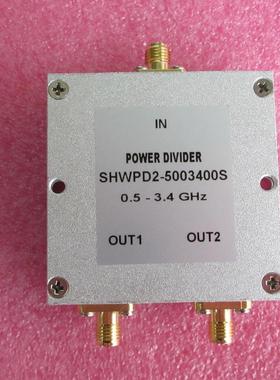 500-3400MHz SMA RF 一分二 3G 4G手机测试功分器 射频同轴功分器
