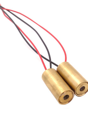 9MM激光头 3V 红外线 激光二极管30ma 5mw红色点状模组 点状光斑