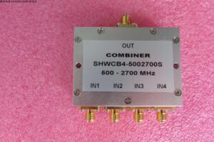 500-2700MHz 10W SMA RF 射频同轴4路 四合一合路器 频率可定制