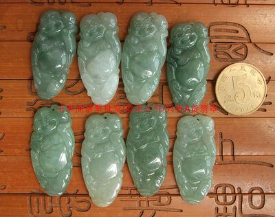 天然a货翡翠吊坠缅甸玉