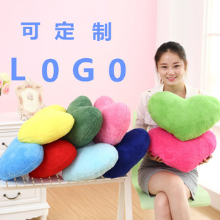红色爱心桃心造型沙发靠垫红心抱枕礼物幼儿园舞蹈道具毛绒公主风