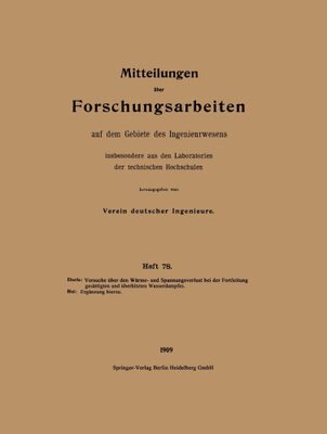 【预订】Mitteilungen Uber Forschungsarbeiten...
