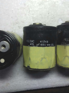 法国特富龙 SIC-SAFCO 400V 470UF 螺丝脚 高压发烧电容