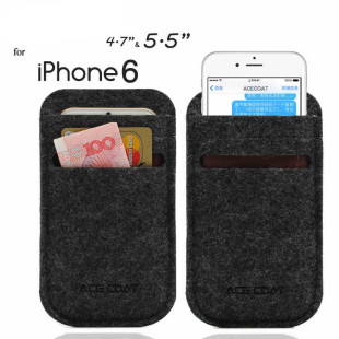 适用youth/iPhone6手机袋 4.7毛毡手机包苹果6Plus手机套保护包
