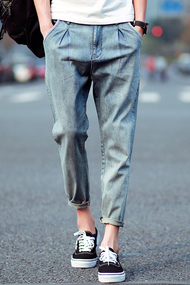 Jeans pour adolescent Sarouel en coton pour été - Ref 1470804 Image 6