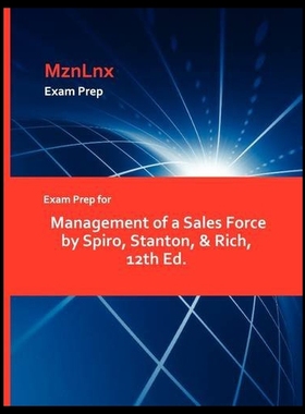 【预售】Exam Prep for Management of a Sales Force by Spir