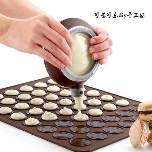 Бесплатная доставка выпечка макарона Macaron Product Package Package Macaron Set 30 -Hole Cilicon Glue Pad+выделенный декоратор