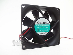 建准 8025 24V 3.4W 8M 8厘米 大风量 变频器机箱风扇KDE2408PTB1