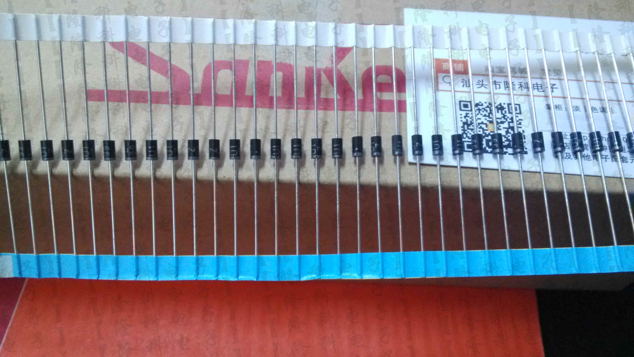 快恢复二极管EG01A原装EG01AV1进口SANKEN全新直插DO-41正品