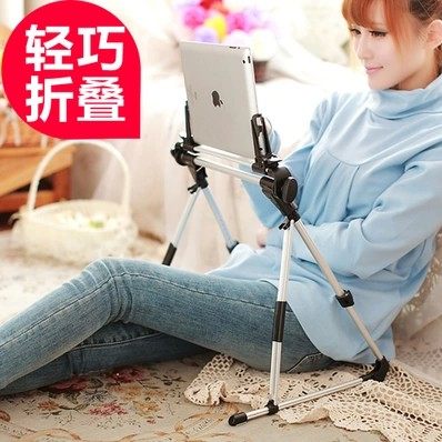创意手机支架平板电脑床头床上懒人夹子通用苹果ipad支架子手机架