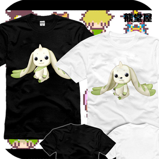 数码宝贝数码暴龙digimon大耳兽卖萌可爱纯棉衣服T恤短袖