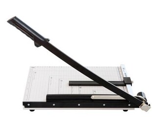 得力切纸机8014钢质A4手动切纸刀 相片裁纸刀 切纸机