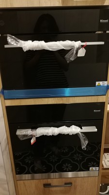 真实体验比较Rinnai/林内SQD30-BG+KQD56-BG蒸烤箱好不好用??触屏非常灵敏