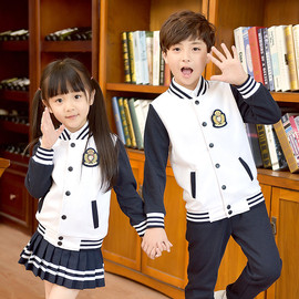 幼儿园园服春秋冬儿童装小学生校服套装老师运动服加厚棒球服班服