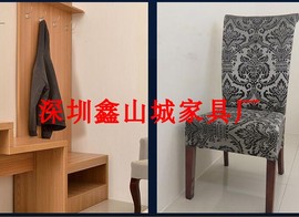 简约现代公寓板式床，快捷酒店床头柜宾馆，成套板式家具