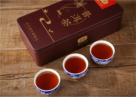 糯米香普洱茶铁盒云南陈熟茶 糯香小沱茶 茶叶买1送1共500克普洱
