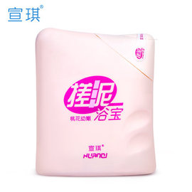 3个 宣琪桃花幼嫩搓泥浴宝200ml 安全温和去角质沐浴露/乳