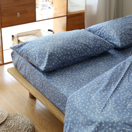 纯棉床单单件 日式简约全棉1.5m1.8m双人床单被单单人学生宿舍床