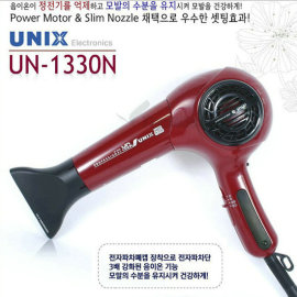 韩国进口 UNIX-1330N专业负离子电吹风机 吹风造型 1300W 吹风筒