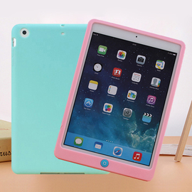 聪明豆 iPad2 4 5 6 air保护套 iPadair2 mini3硅胶套防摔软外壳1