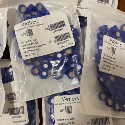 议价Waters样品瓶盖进样瓶瓶盖186000305预切割pre-sl septa拍议