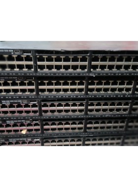 议价WS C3650-48FS/K9 48口千兆交换机 九成新,