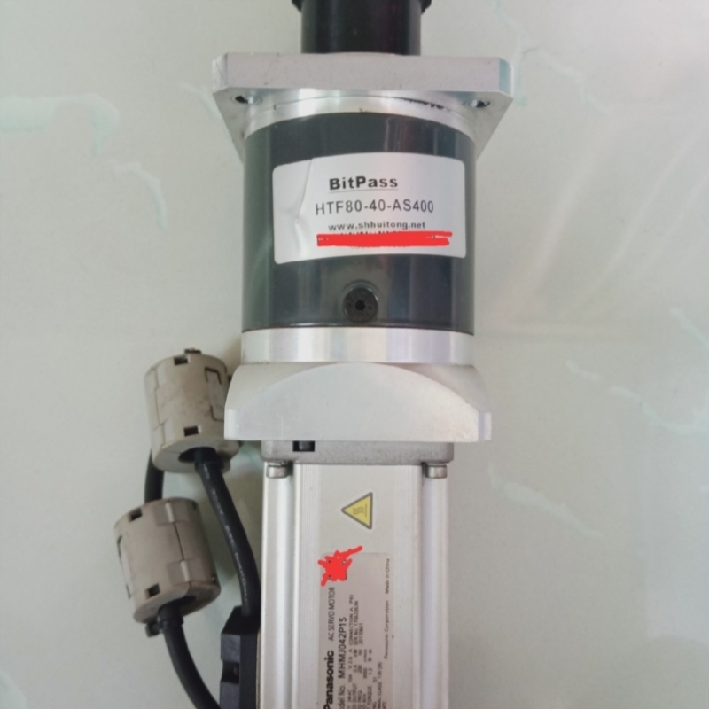 议价伺服电机400W MHMJ042P1S HTF80-40-AS400连个减速箱实物拍摄
