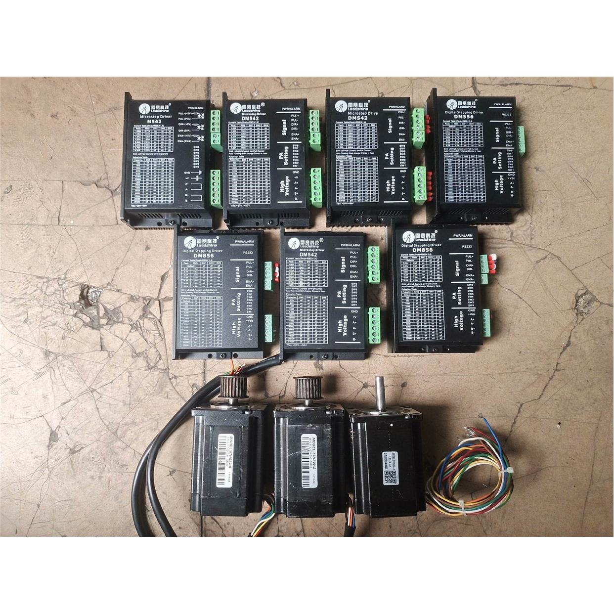 议价雷赛步进驱动器M542一个，45元。DM556一个，50