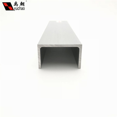 工厂销铝型槽包边扣条50x30x3玻璃卡槽u形uM槽R铝合金型材边u框槽