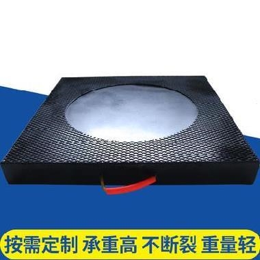 速发机橡胶垫随车吊泵车支腿垫板支板方i块平板分子量工程高分支