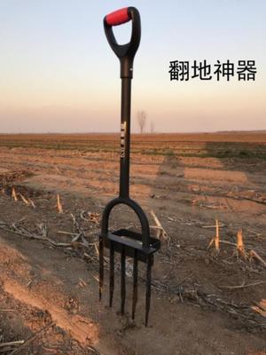 土土功率开荒工大锄头安装工耕田锄草手动,Q具硬花盆耙子翻地