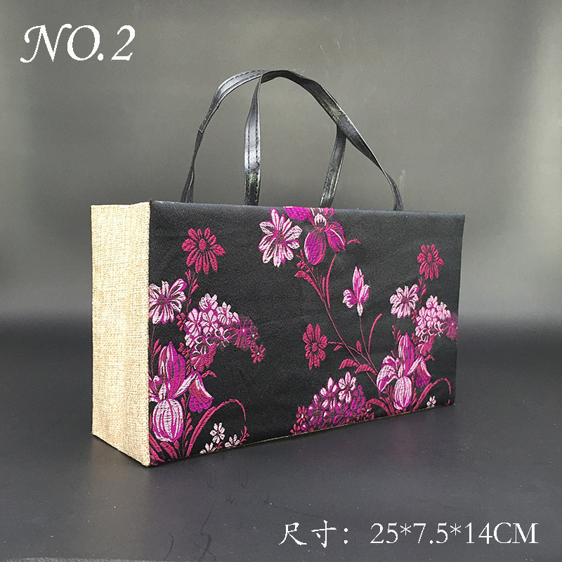 大号中式珠宝手提袋定制q礼品袋子加大纸袋麻布袋PU袋子束口包装