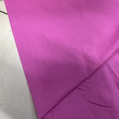全棉里布9088棉布布料 纯色玫红 粉色透气柔软面料3米20