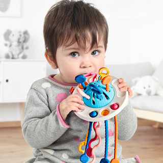速发3 in 1 Montessori Pull String Developmental Baby Toys 6