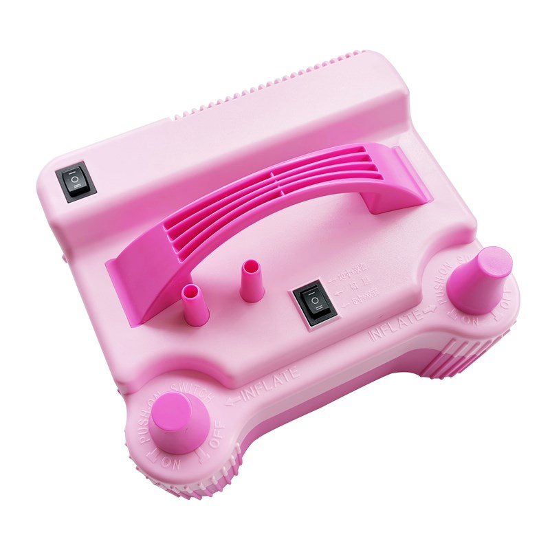 气球电动充气机HT508蓝白  电动气筒608定量充气泵 508粉色充气机