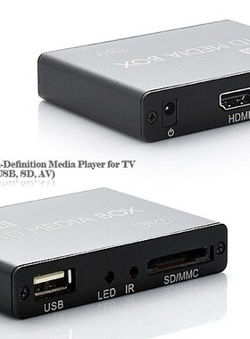 Full HD 1080P SB External Media Player With HDMI SD Media Bo