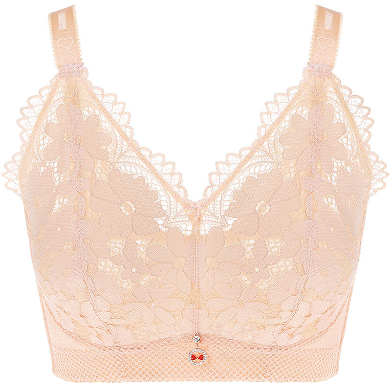 超薄大胸显小内衣女美背夏季薄款无钢圈胸罩聚拢防下垂大码文胸,女士内衣/男士内衣/家居服,文胸,淘宝优惠券,粉丝福利购,淘宝优惠卷