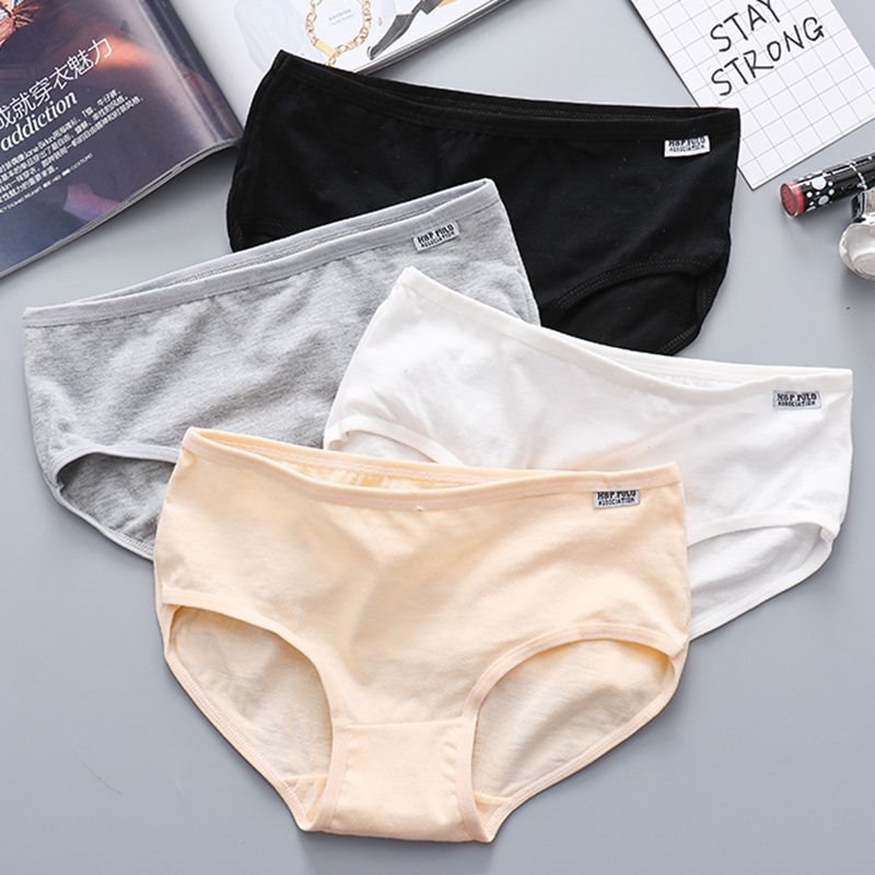 速发Ladies underwear women cotton waist girl soft Briefs sex