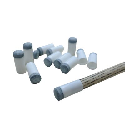 二代升级款枪头套 杆头套内径小头大头黑八桌球台球公杆皮头配件