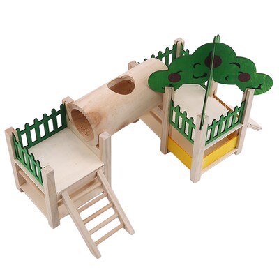 Pet Hamster Playground Playground Elevated Gym Gym Playpen L