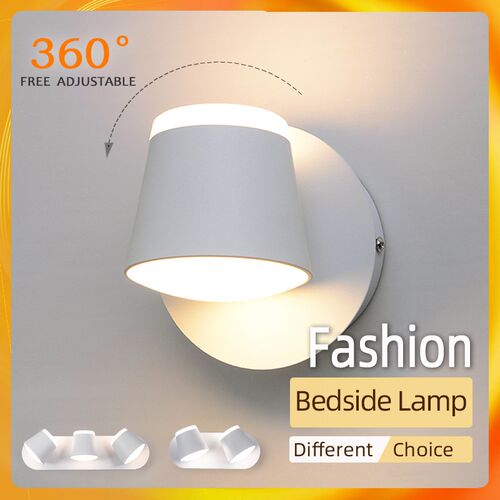 360 degrees Adjustable LED Wall Lamp Bedside Wall Sconce Liv