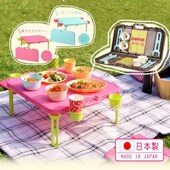 儿童过家家便携桌 折叠野餐桌户外桌超轻量便携式 现 日本代.购