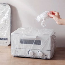 Фен пыли мешок/чехол/держатель 家用电器防尘袋风扇水壶微波炉防尘防油罩加厚大号透明防潮保鲜膜