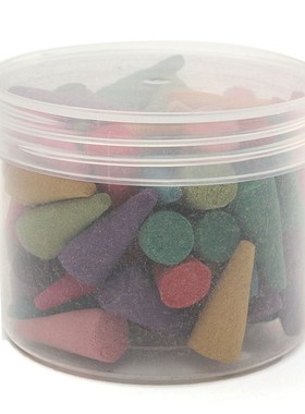 80Pcs/box Multiple Smell Backflow Incense Cones Tower Incens