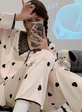冰丝月子服春夏季薄款产后哺乳孕妇睡衣女大码喂奶怀孕期5家居服6