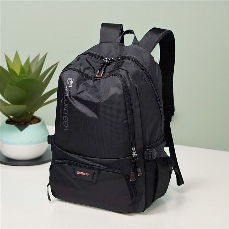 双肩包男2024新款学生书包商务背包电脑包旅行轻便大容量防水男包