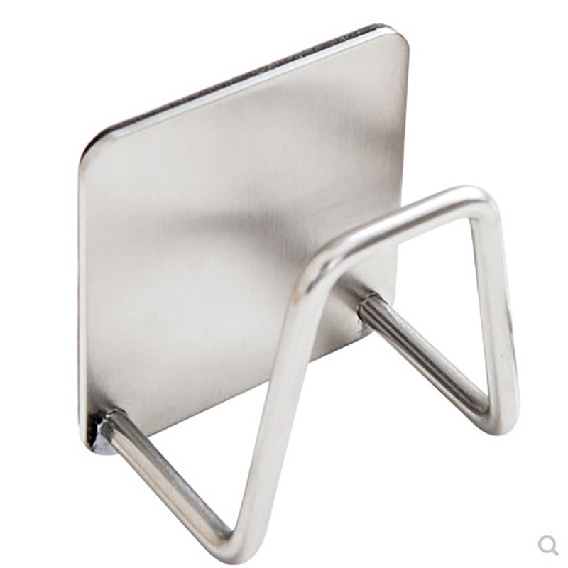 #H40 Stainless Steel Sink Sponge Holder Rack Suction Dish  C