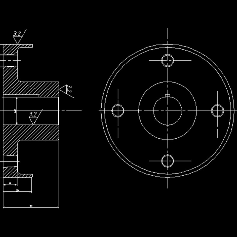 D150-100型多级离心泵结构设计2D图机械CAD素材