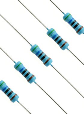 1/2W直插金属膜色环电阻1% 100R/200R/240R/360R/510R~910R 0.5W
